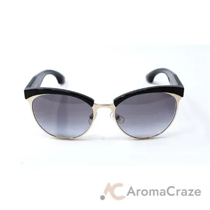 Picture of Miu Miu MU 54Q 1AB-3E2 - Black Gold-Grey Gradient by Miu Miu for Women - 56-18-145 mm Sunglasses