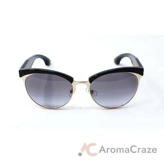 Picture of Miu Miu MU 54Q 1AB-3E2 - Black Gold-Grey Gradient by Miu Miu for Women - 56-18-145 mm Sunglasses