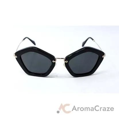 Picture of Miu Miu MU SMU 06O 1AB-1A1 - Black-Grey by Miu Miu for Women - 53-25-140 mm Sunglasses