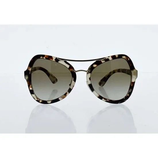 Picture of Prada SPR 18S UAO-4K1 - Spotted Opal Brown-Green Gradient by Prada for Women - 55-20-135 mm Sunglasses