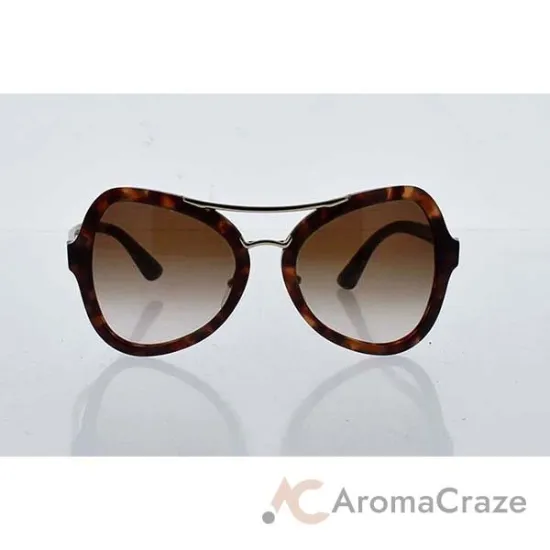 Picture of Prada SPR 18S UE0-0A6 - Spotted Brown Pink-Brown Gradient Pink by Prada for Women - 55-20-135 mm Sunglasses