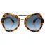 Picture of Prada SPR 18S UF3-4R2 - Spotted Havana-Blue Gradient by Prada for Women - 55-20-135 mm Sunglasses