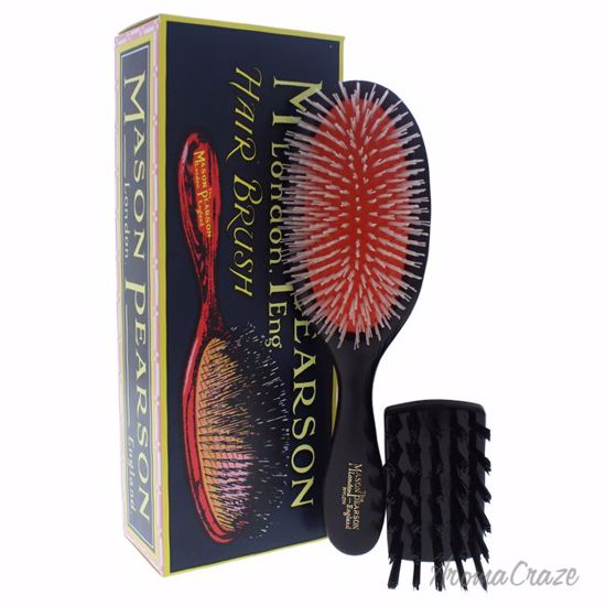 Mason Pearson Handy Nylon Brush # N3 Dark Ruby Hair Brush & 