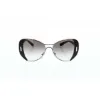 Picture of Prada SPR 60S 1AB-0A7 - Silver-Black by Prada for Women - 55-16-135 mm Sunglasses