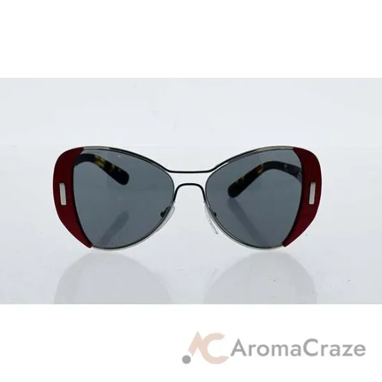 Picture of Prada SPR 60S SMN-9K1 - Silver Red-Dark Grey by Prada for Women - 55-16-135 mm Sunglasses