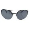 Picture of Prada SPS 51R 7AX-5L0 - Black-Light Grey Black by Prada for Women - 59-18-135 mm Sunglasses