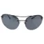 Picture of Prada SPS 51R 7AX-5L0 - Black-Light Grey Black by Prada for Women - 59-18-135 mm Sunglasses
