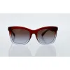 Picture of Ralph Lauren RA 5210 151368 - Red Gradient-Brown Plum Gradient by Ralph Lauren for Women - 53-19-135 mm Sunglasses