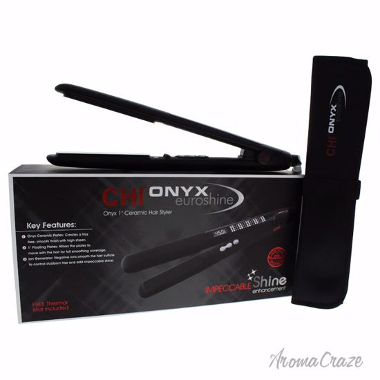 CHI Onyx Euroshine Ceramic Hairstyling Flat Iron Model # GF1