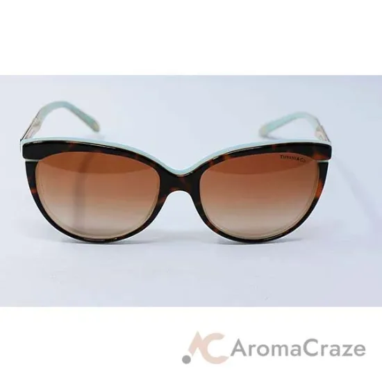 Picture of Tiffany TF 4097 8134-3B - Havana Blue-Brown Gradient by Tiffany and Co. for Women - 56-16-140 mm Sunglasses