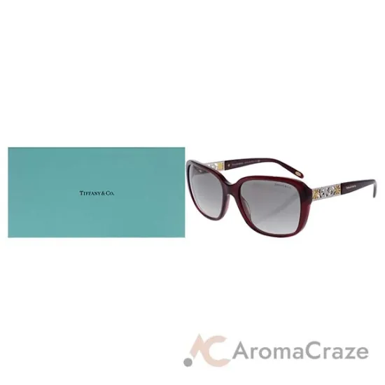 Picture of Tiffany TF 4120-B 8003-3C - Opal Red-Gray Gradient by Tiffany and Co. for Women - 57-17-140 mm Sunglasses
