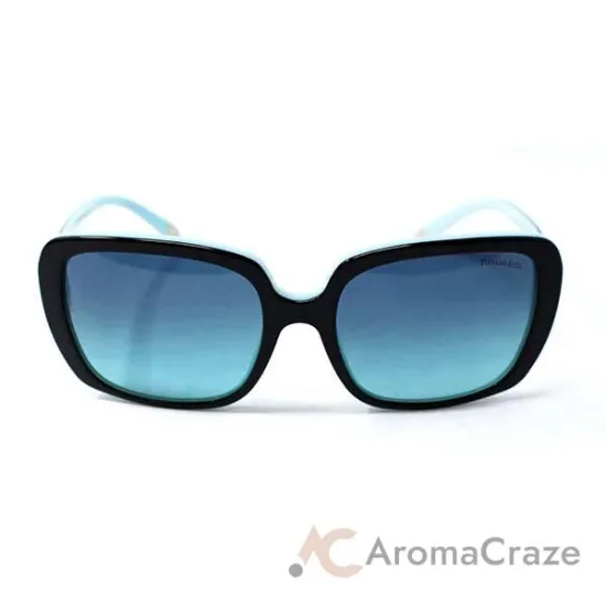 Picture of Tiffany TF 4110-B 8055-9S - Black-Blue by Tiffany and Co. for Women - 55-17-135 mm Sunglasses
