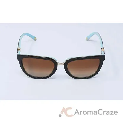 Picture of Tiffany TF 4123 8134-3B - Havana Blue-Brown Gradient by Tiffany and Co. for Women - 55-18-140 mm Sunglasses