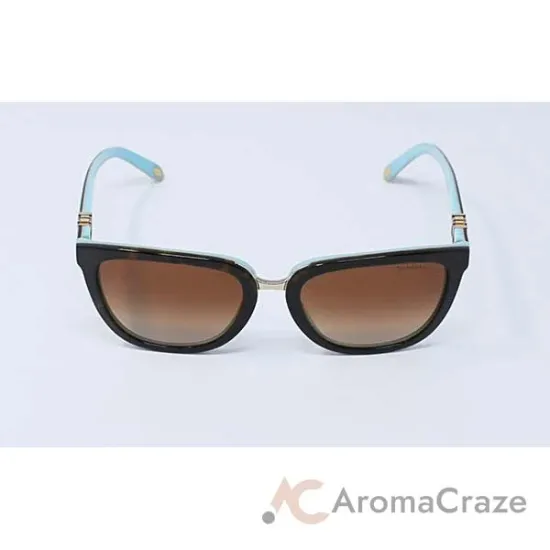 Picture of Tiffany TF 4123 8134-3B - Havana Blue-Brown Gradient by Tiffany and Co. for Women - 55-18-140 mm Sunglasses