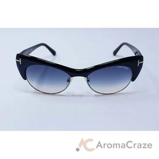 Picture of Tom Ford FT0387 Lola 89W - Navy Blue-Blue Gradient by Tom Ford for Women - 54-17-140 mm Sunglasses