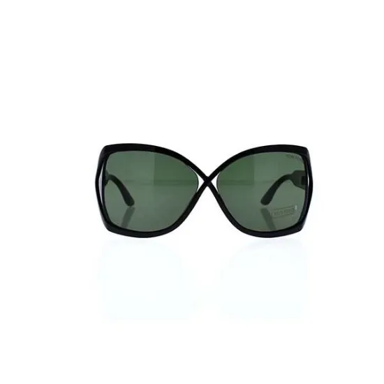 Picture of Tom Ford TF427 01N Juliane - Shiny Black-Green by Tom Ford for Women - 62-11-115 mm Sunglasses