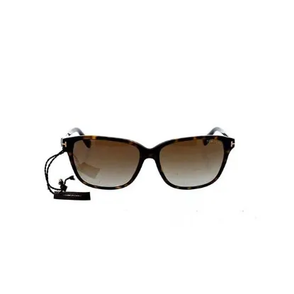 Picture of Tom Ford TF432 52H Dana - Dark Havana-Brown Polarized by Tom Ford for Women - 59-15-140 mm Sunglasses