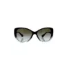 Picture of Vogue VO2819S 1880-8E - Top Black Gradient Grey Transparent-Green Gradient by Vogue for Women - 58-16-135 mm Sunglasses