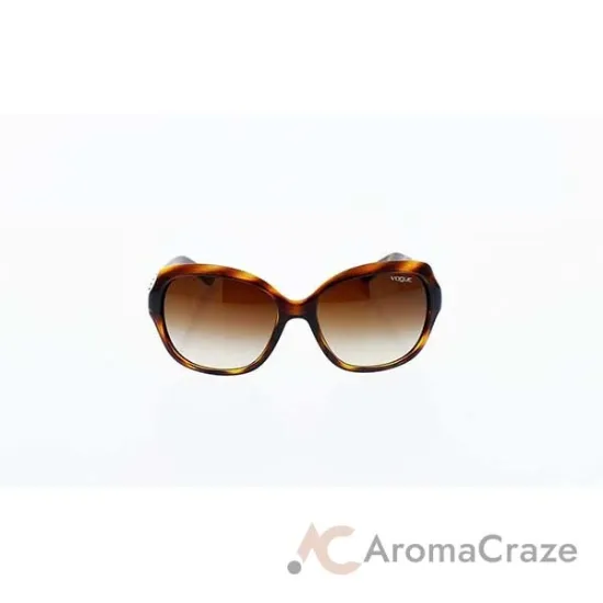 Picture of Vogue VO2871S 1508-13 - Striped Dark Havana-Brown Gradient by Vogue for Women - 56-16-135 mm Sunglasses