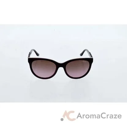 Picture of Vogue VO2915S 2262-14 - Top Bordeaux-Glitter Pink-Pink Gradient Brown by Vogue for Women - 53-19-145 mm Sunglasses