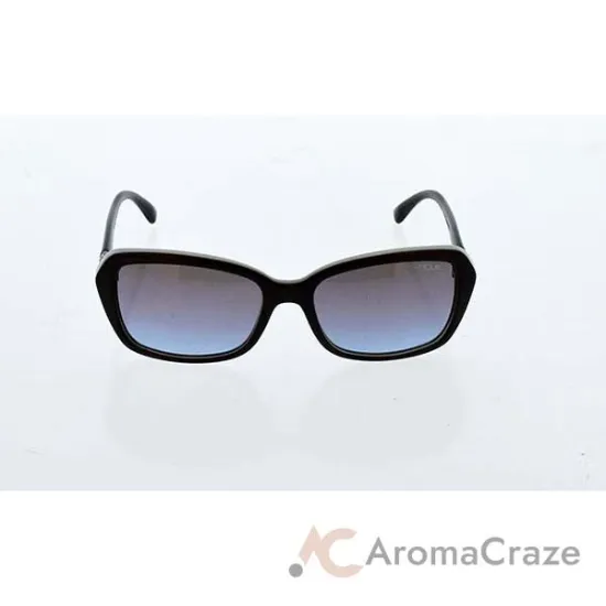 Picture of Vogue VO2963S 1916-13 - Top Havana-Transparent-Brown Gradient by Vogue for Women - 53-20-140 mm Sunglasses
