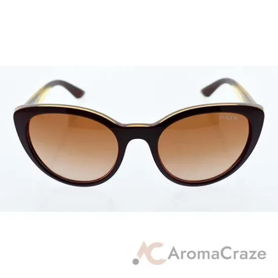Picture of Vogue VO2963S 2287-13 - Top Purple Yellow-Brown Gradient by Vogue for Women - 53-20-140 mm Sunglasses