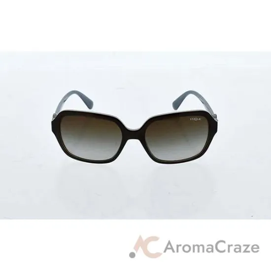 Picture of Vogue VO2994SB 2322-8E - Top Green Mud-Opal Azure-Green Gradient by Vogue for Women - 57-18-130 mm Sunglasses