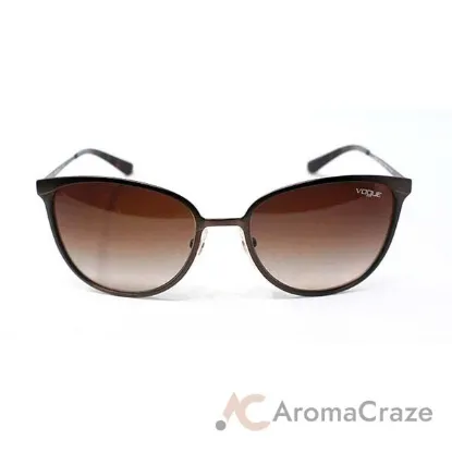 Picture of Vogue VO4002S 934S-13 - Matte Brown Burnt-Brown Gradient by Vogue for Women - 55-18-135 mm Sunglasses