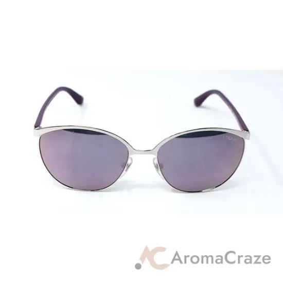 Picture of Vogue VO4010S 323-5R - Silver-Dark Grey Pink by Vogue for Women - 57-17-140 mm Sunglasses