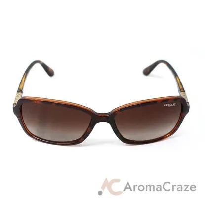 Picture of Vogue VO5031S 2386-13 - Top Dark Havana Light Brown Transparent-Brown Gradient by Vogue for Women - 58-16-135 mm Sunglasses