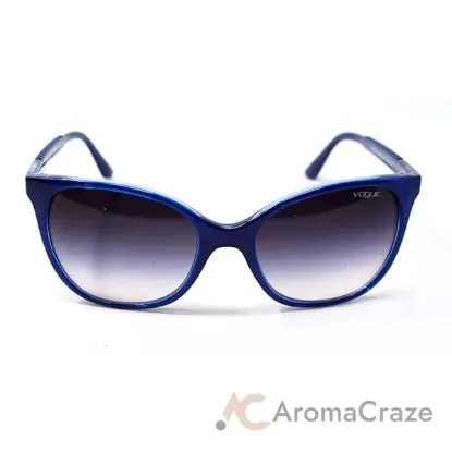 Picture of Vogue VO5032S 2384-36 - Top Dark Blue Violet Transparent-Pink Gradient Grey by Vogue for Women - 54-18-140 mm Sunglasses