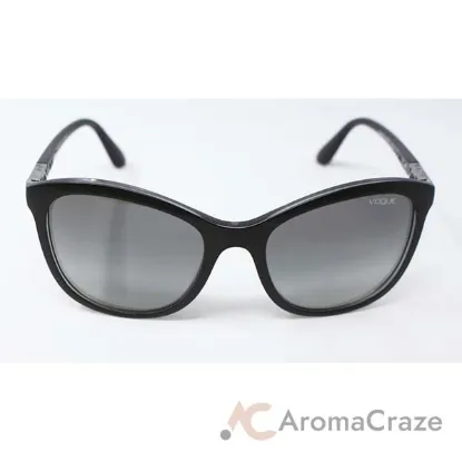 Picture of Vogue VO5033S 2385-11 - Top Matte Black-Grey Transparent-Grey Gradient by Vogue for Women - 54-19-135 mm Sunglasses