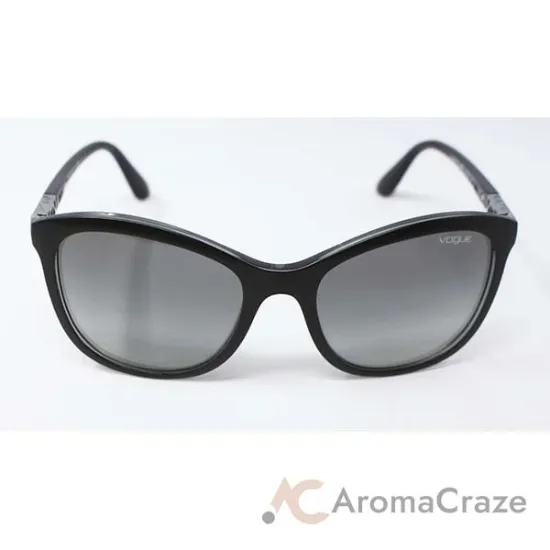 Picture of Vogue VO5033S 2385-11 - Top Matte Black-Grey Transparent-Grey Gradient by Vogue for Women - 54-19-135 mm Sunglasses
