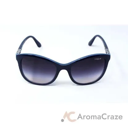 Picture of Vogue VO5033S 2388-36 - Top Dark Bordeaux Pink Transparent-Pink Gradient Brown by Vogue for Women - 54-19-140 mm Sunglasses