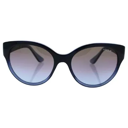 Picture of Vogue VO5035S 2379-48 - Dark Blue Gradient Transparent Azure-Azure Pink Brown by Vogue for Women - 56-18-135 mm Sunglasses