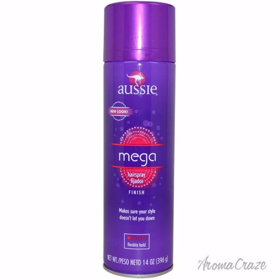 Aussie Mega Flexible Hold Aerosol Styling Spray Styling Spra