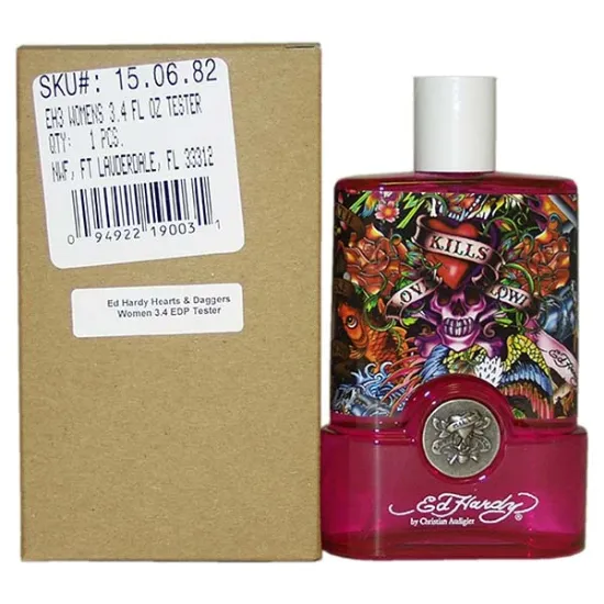 Picture of Ed Hardy Hearts & Daggers by Christian Audigier for Women - 3.4 oz EDP Spray