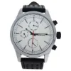 Picture of AG0308-01 Silver/Black Leather Strap Watch by Antoneli for Men - 1 Pc Watch