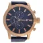 Picture of AG1901-04 Rose Gold/Blue Leather Strap Watch by Antoneli for Men - 1 Pc Watch