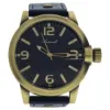 Picture of AG1901-08 Gold/Blue Leather Strap Watch by Antoneli for Men - 1 Pc Watch