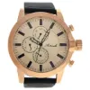 Picture of AG1901-19 Rose Gold/Black Leather Strap Watch by Antoneli for Men - 1 Pc Watch