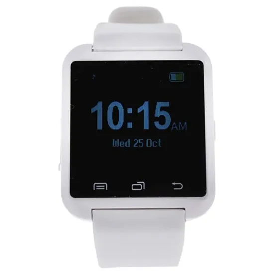 Picture of EK-A1 Montre Connectee Silicone Strap Smart Watch - White by Eclock for Men - 1 Pc Watch