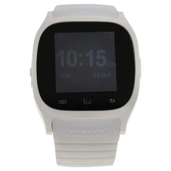 Picture of EK-B1 Montre Connectee Silicone Strap Smart Watch - White by Eclock for Men - 1 Pc Watch