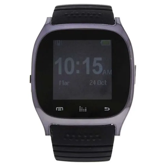 Picture of EK-B3 Montre Connectee Silicone Strap Smart Watch - Black by Eclock for Men - 1 Pc Watch