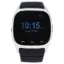 Picture of EK-B4 Montre Connectee Silicone Strap Smart Watch - Silver - Black by Eclock for Men - 1 Pc Watch