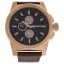 Picture of LVAG3733-16 Rose Gold/Brown Leather Strap Watch by Louis Villiers for Men - 1 Pc Watch