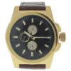Picture of LVAG3733-18 Gold/Brown Leather Strap Watch by Louis Villiers for Men - 1 Pc Watch