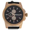 Picture of LVAG3733-2 Rose Gold/Brown Leather Strap Watch by Louis Villiers for Men - 1 Pc Watch