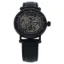Picture of REDH4 Black Leather Strap Watch by Jean Bellecour for Men - 1 Pc Watch