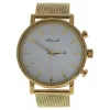 Picture of AG6182-07 Gold Stainless Steel Mesh Bracelet Watch by Antoneli for Unisex - 1 Pc Watch